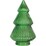 Mirabella Christmas Lightup Glass Tree 22cm Battery Operated Green each