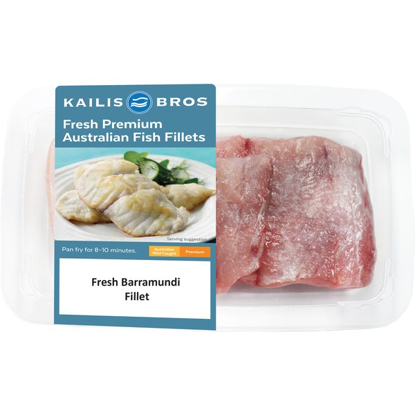Kailis Bros Fresh Barramundi Fillet 220g - 270g