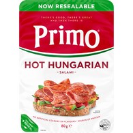Primo Hot Hungarian Salami Sliced