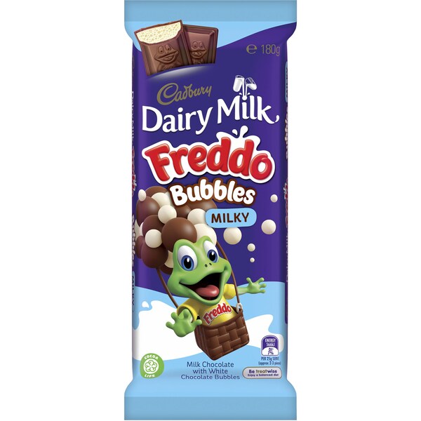 Cadbury Dairy Milk Freddo Milky Bubbles 180g
