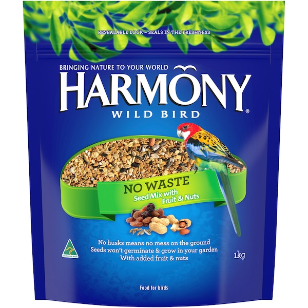 Harmony Bird Seeds No Waste Seed Mix 1Kg
