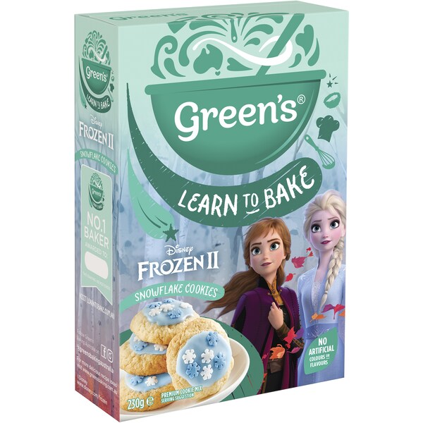 Green's Frozen Snowflake Cookies 230g