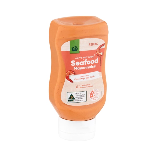 Woolworths Seafood Mayonnaise 330mL