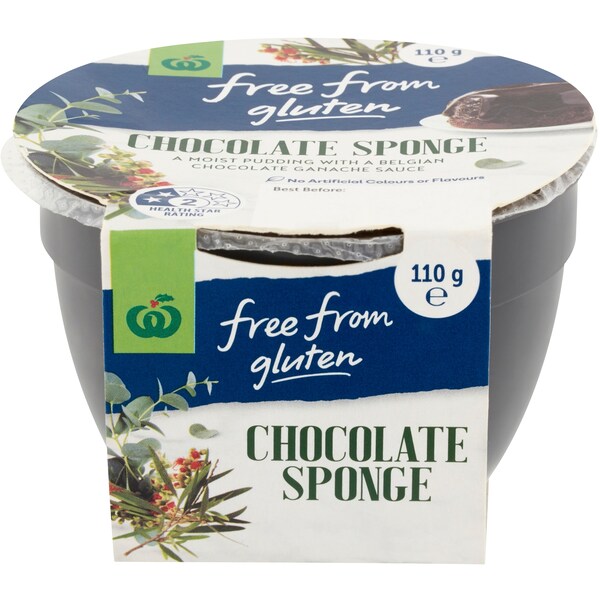 Woolworths Free From Gluten Chocolate Sponge Pudding 110g