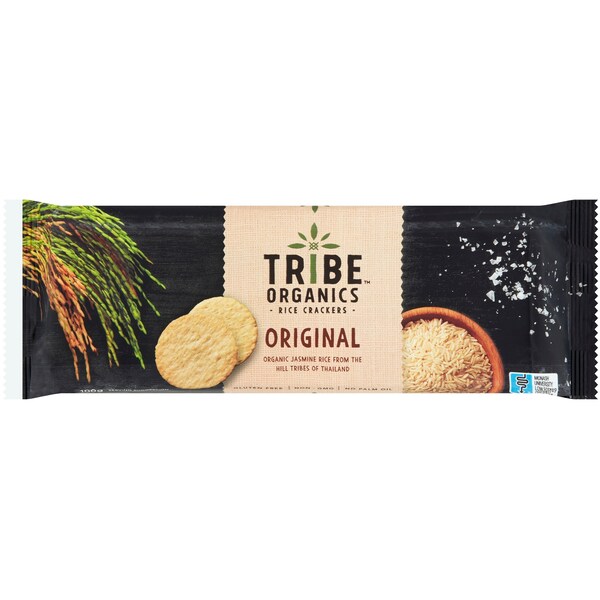 Tribe Organics Rice Crackers Original 100g