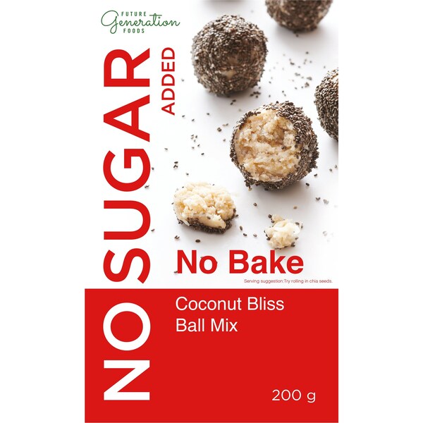No Sugar Added No Bake Coconut Bliss Ball 200g