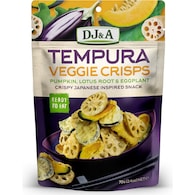 DJ&A Tempura Veggie Crisps Pumpkin Lotus Root & Eggplant