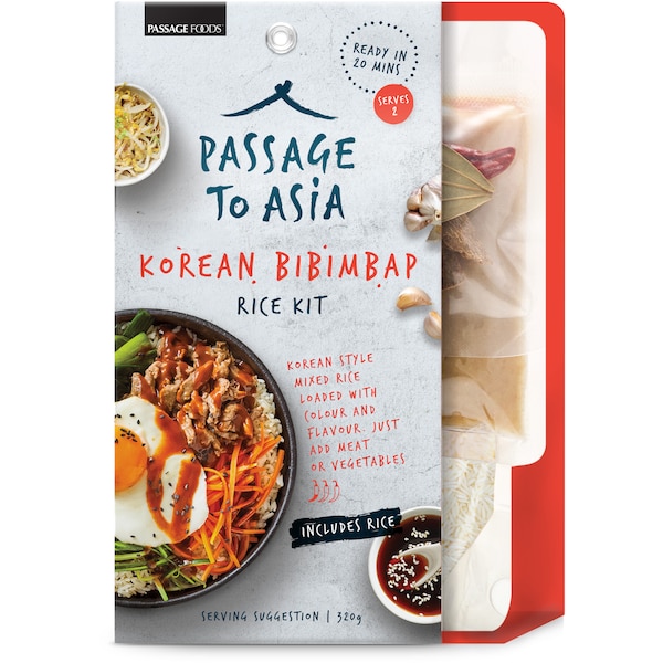 Passage To Asia Korean Bibimbap Rice Kit 320G