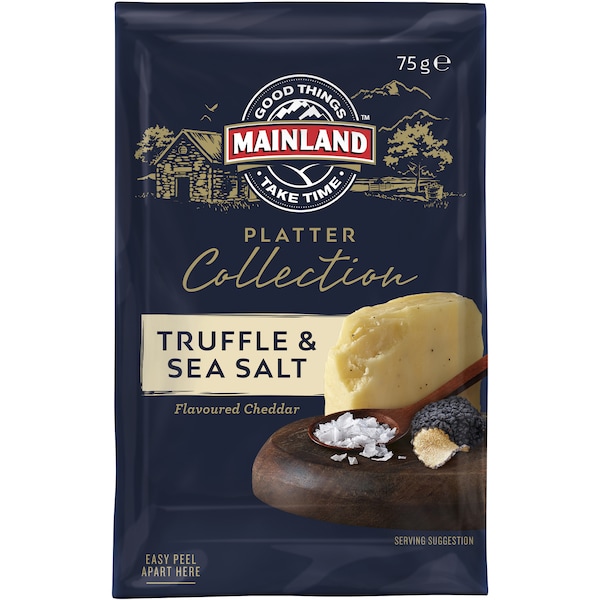 Mainland Truffle And Sea Salt Cheddar 75g