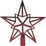 Christmas Tree Top Star Red each