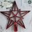 Christmas Tree Top Star Red each