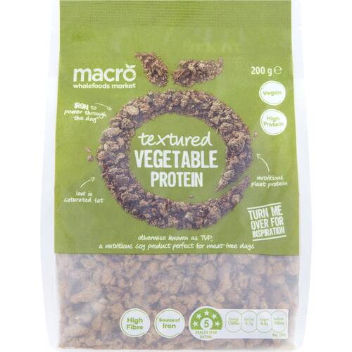 Macro Textured Vegetable Protein 200g bunch