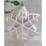 Christmas Fairytale Window Snow Star Pink 2 pack