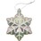 Christmas Fairytale Window Snow Star Pink 2 pack