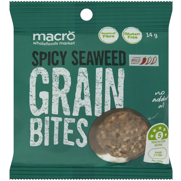 Macro Seaweed & Miso Grain Bites 14g