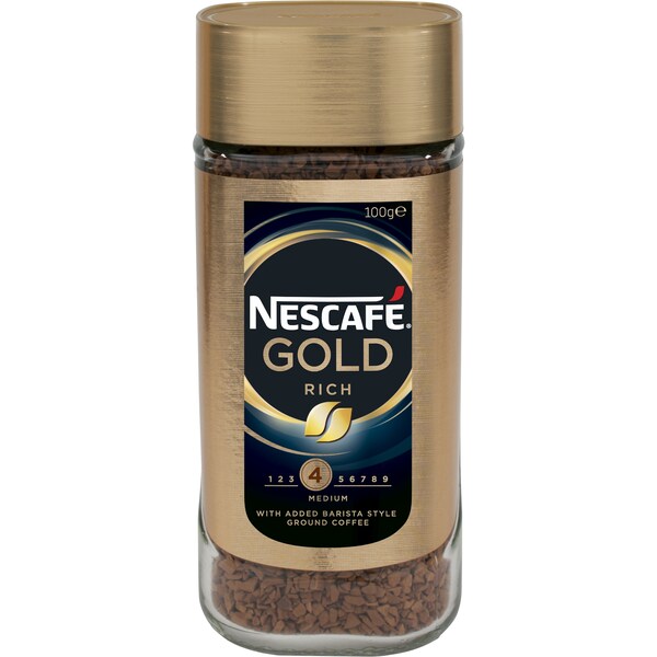 Nescafe Gold Rich Soluble Instant Coffee 100g
