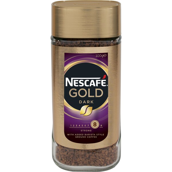 Nescafe Gold Dark Soluble Instant Coffee 100g