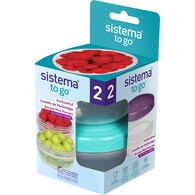 Sistema To Go Portion Pod Food Container Assorted
