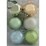 Christmas Woodland Baubles Green Blue 12 pack