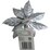 Christmas Woodland Flower Clip On Silver each