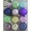 Christmas Celestial Baubles Blue Purple Green 24 pack