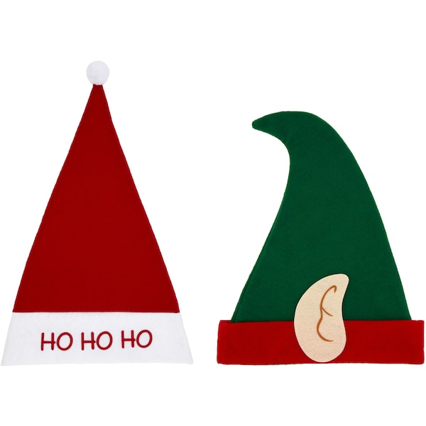 Christmas Hat Santa & Elf Each
