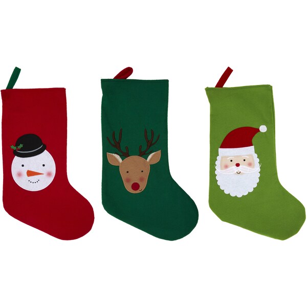 Christmas Stocking Character Face  Each
