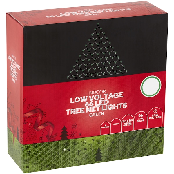 Christmas Low Voltage Hang Tree 66led Lights Each