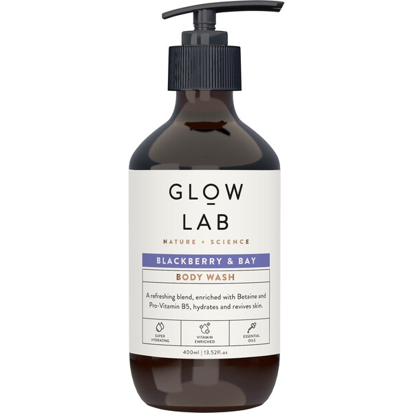 Glow Lab Blackberry & Bay Body Wash 400mL