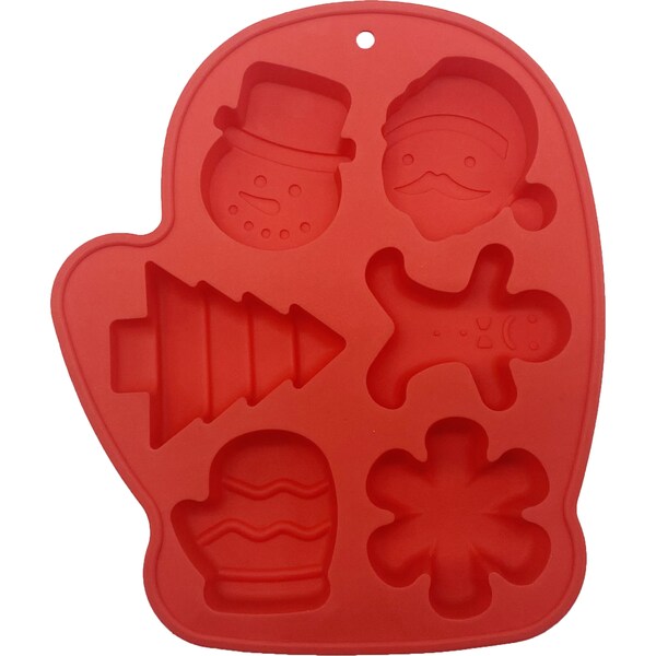 Christmas Silicone Mould Glove each