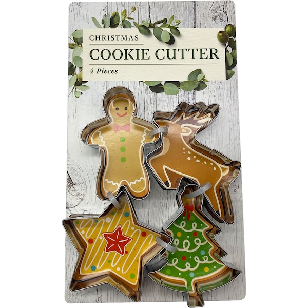 Christmas Cookie Cutters 4 pack