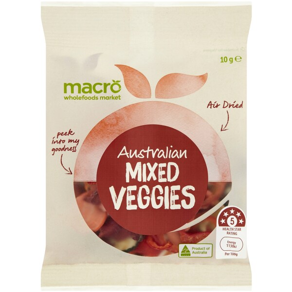 Macro Mixed Seasonal Vegetables 10g