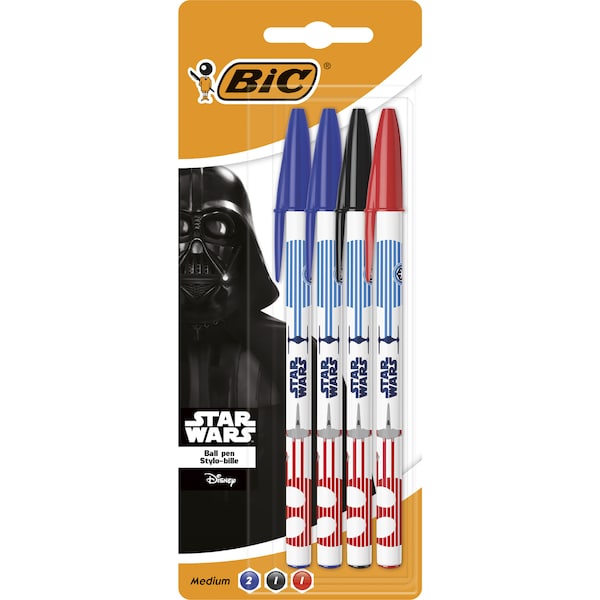 BIC Star Wars Ball Pen 4 pack