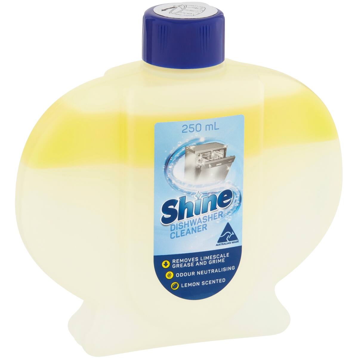 Shine Dishwasher Cleaner Lemon Scented 250ml bunch