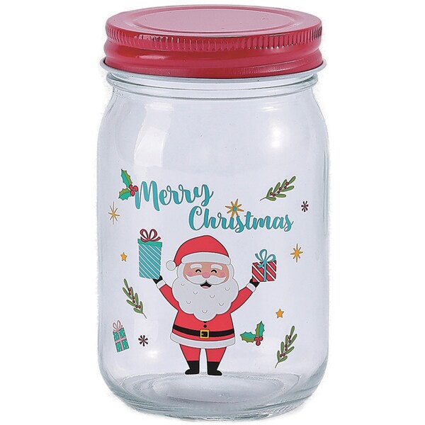 Christmas Santa Mason Jar each