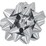 Christmas Giant Silver Bow each