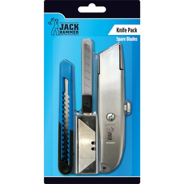 Jack Hammer Knife Pack Large & Medium Blades each