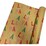 Christmas Wrapping Paper Roll 3m Kraft Pattern 3 pack