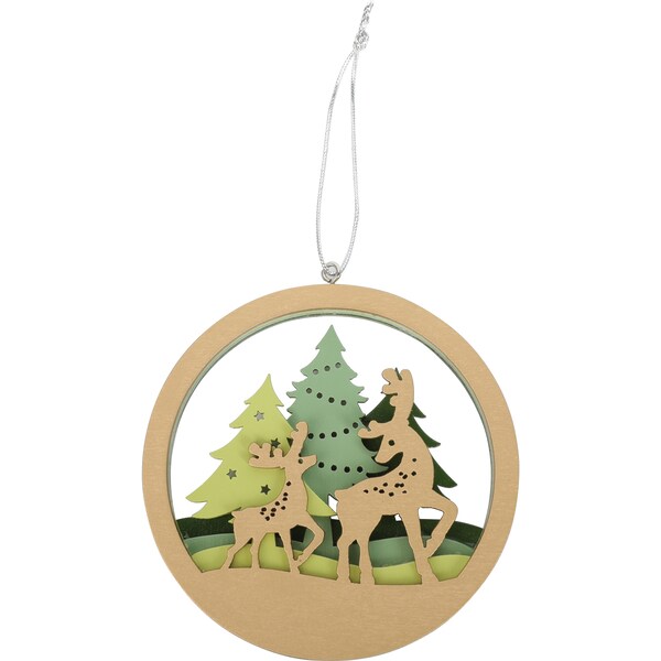Christmas Woodland Hanging Decoration Reindeer each
