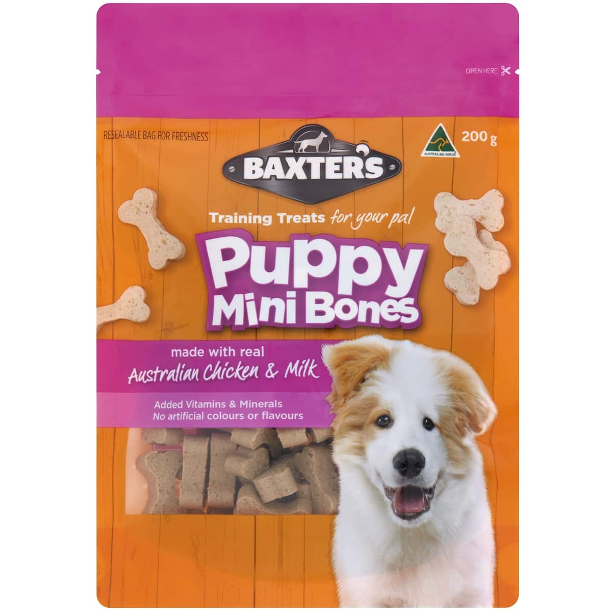 Baxter's Puppy Mini Bones 200g bunch