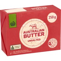 Woolworths Australian Butter Unsalted