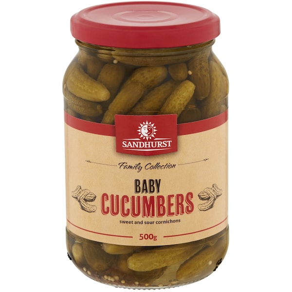 Sandhurst Baby Cucumbers 500g