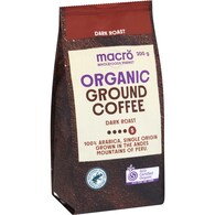 Macro Organic Dark Ground Coffee