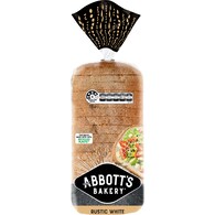 Abbott's Bakery Rustic White Bread Sandwich Slice Loaf