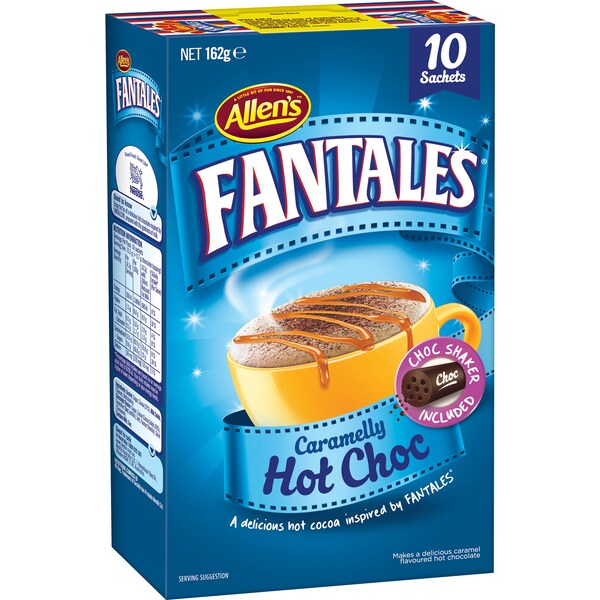 Allen's Fantales Hot Drinking Chocolate 10 pack