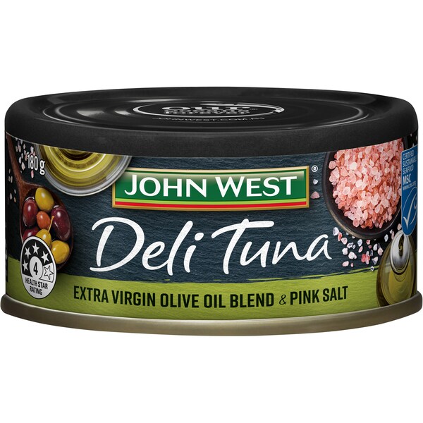 John West Deli Tuna Olive Oil & Pink Salt 180g