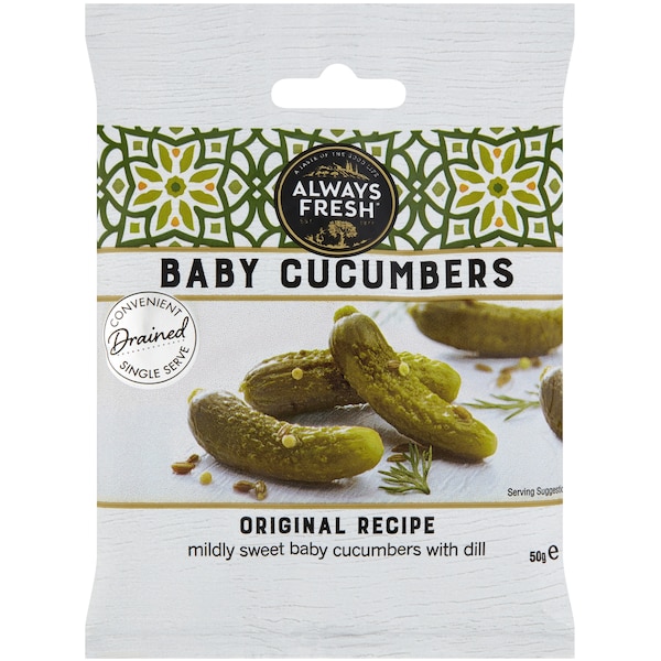 Always Fresh Baby Cucumbers 50g