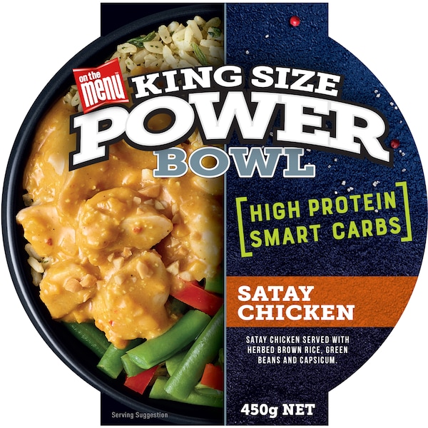On The Menu Power Bowl Satay Chicken 450g