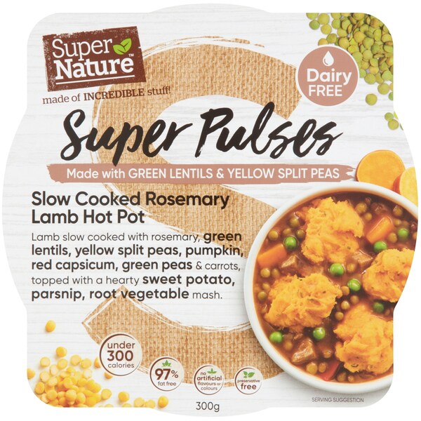 Super Nature Slow Cooked Lamb Hot Pot Frozen Meal 300g