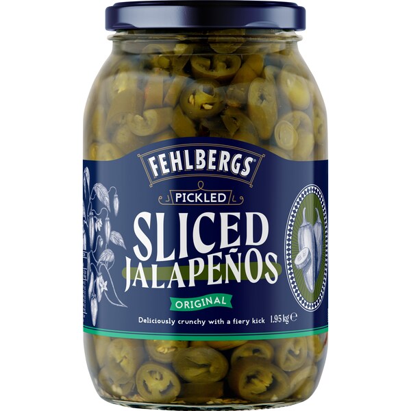 Fehlbergs Sliced Jalapenos 1.95kg